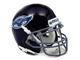 FLORIDA ATLANTIC OWLS NCAA Schutt XP Authentic MINI Football Helmet FAU