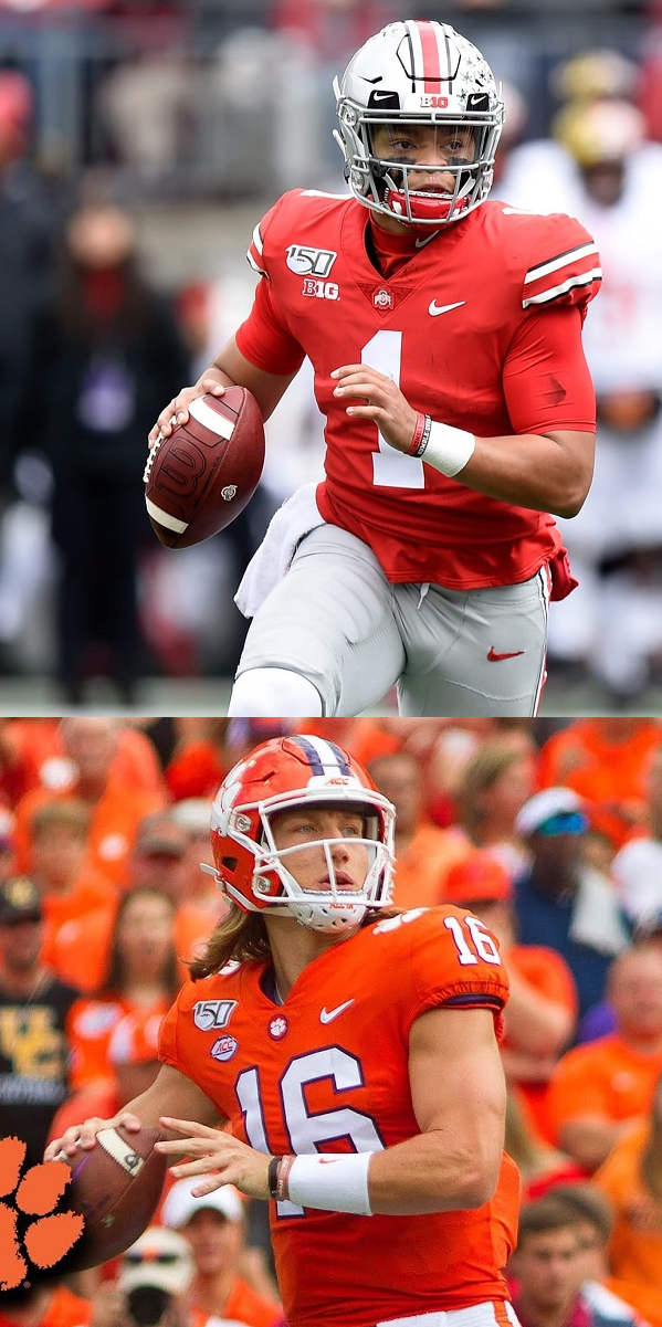   Justin Field vs. Trevor Lawrence