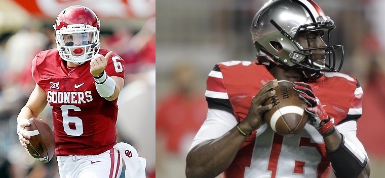 Baker Mayfield Sooners vs JT Barrett Buckeyes