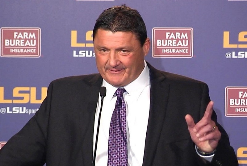 Ed Orgeron Coach LSU