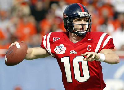 Eli Manning QB Ole Miss Rebels