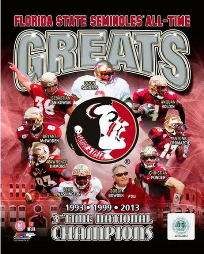 Florida State All Time Greats Poster