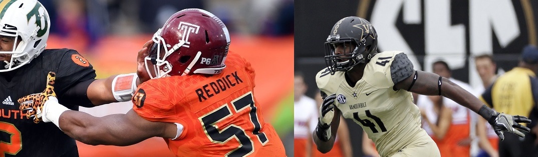 Haason Reddick Temple OLB Zach Cunningham OLB Vanderbilt