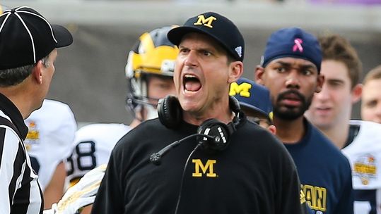 Jim Harbaugh Coach Michigan