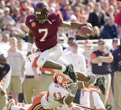 Michael Vick QB Va Tech Hokie