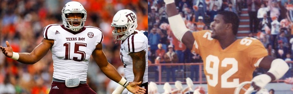 Myles Garrett DE Texas A&M Reggie White DE Tennessee