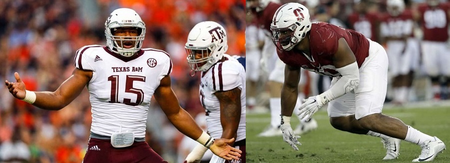  Myles Garrett DE Texas A&M Solomon Thomas DE Stanford Cardinal