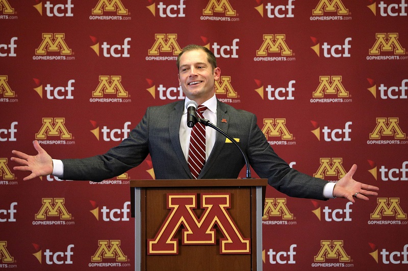 PJ Fleck Minnesota Golden Gophers Coach