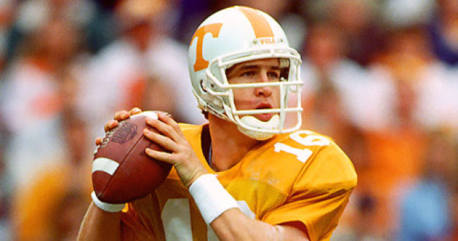 Peyton Manning QB Tennessee Voluteers