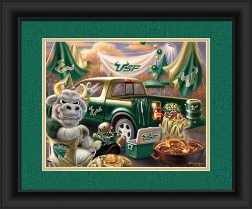 South Florida Bulls Tailgate Art